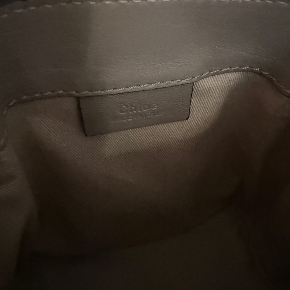 Chloe Mini Faye Backpack Motty Grey - Picture 12 of 15